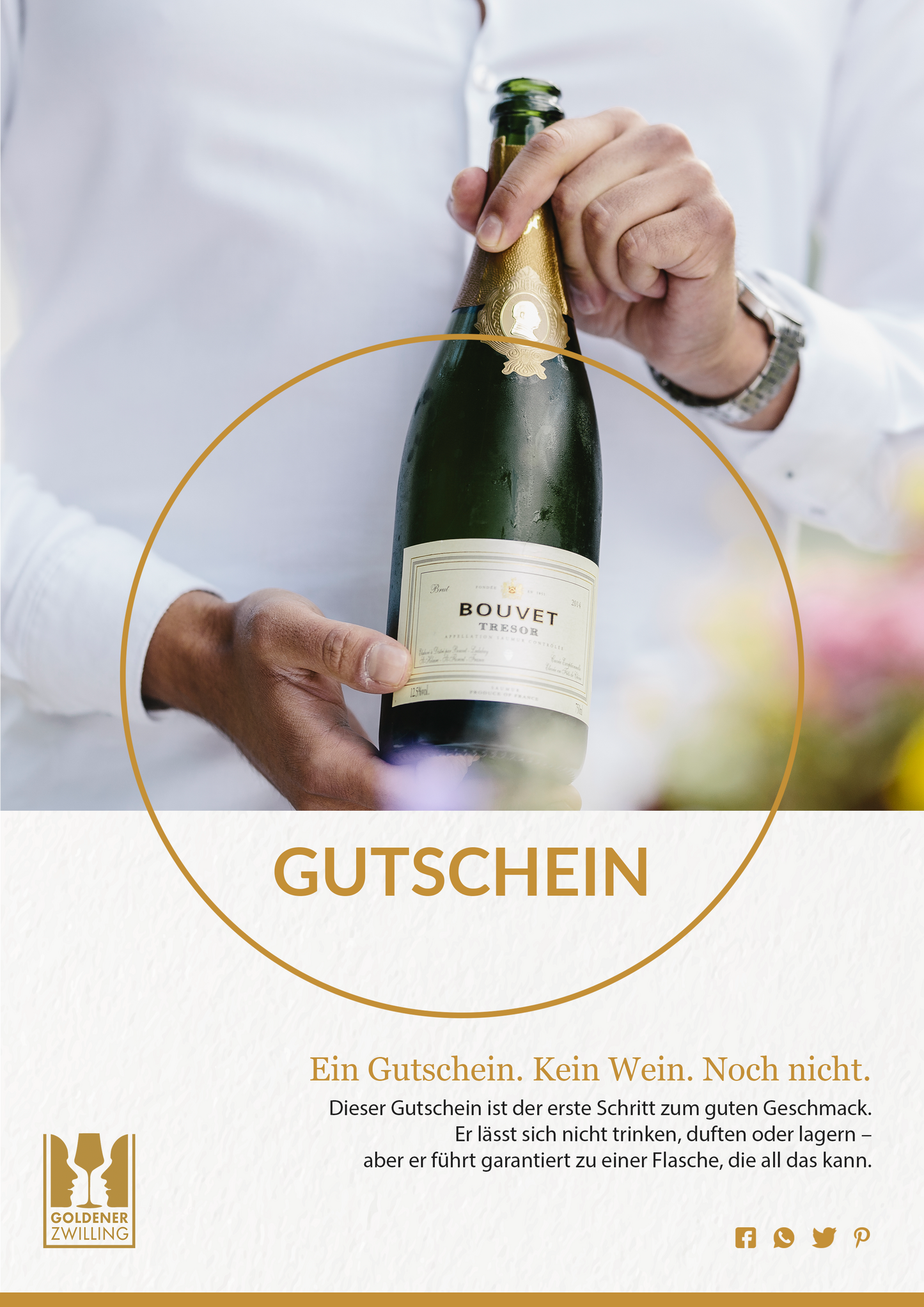 Goldener Zwilling-Gutschein